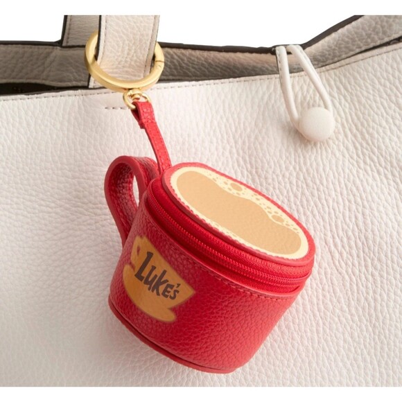 Vera Bradley X Gilmore girls Luke’s coffee cup keychain.  New with tags. - Picture 2 of 2